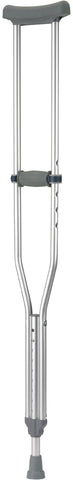 EZ Adjust Aluminum Crutches With Euro-Style Clip