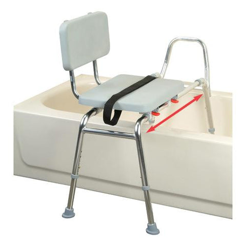 Extra Long Transfer Bench with Padded Seat and Back