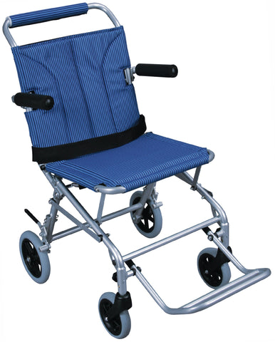 SUPER LIGHT, TRANSPORT CHAIR- Carry Bag and Flip Arms