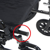 Reclining Wheelchair, 18" Viper Plus